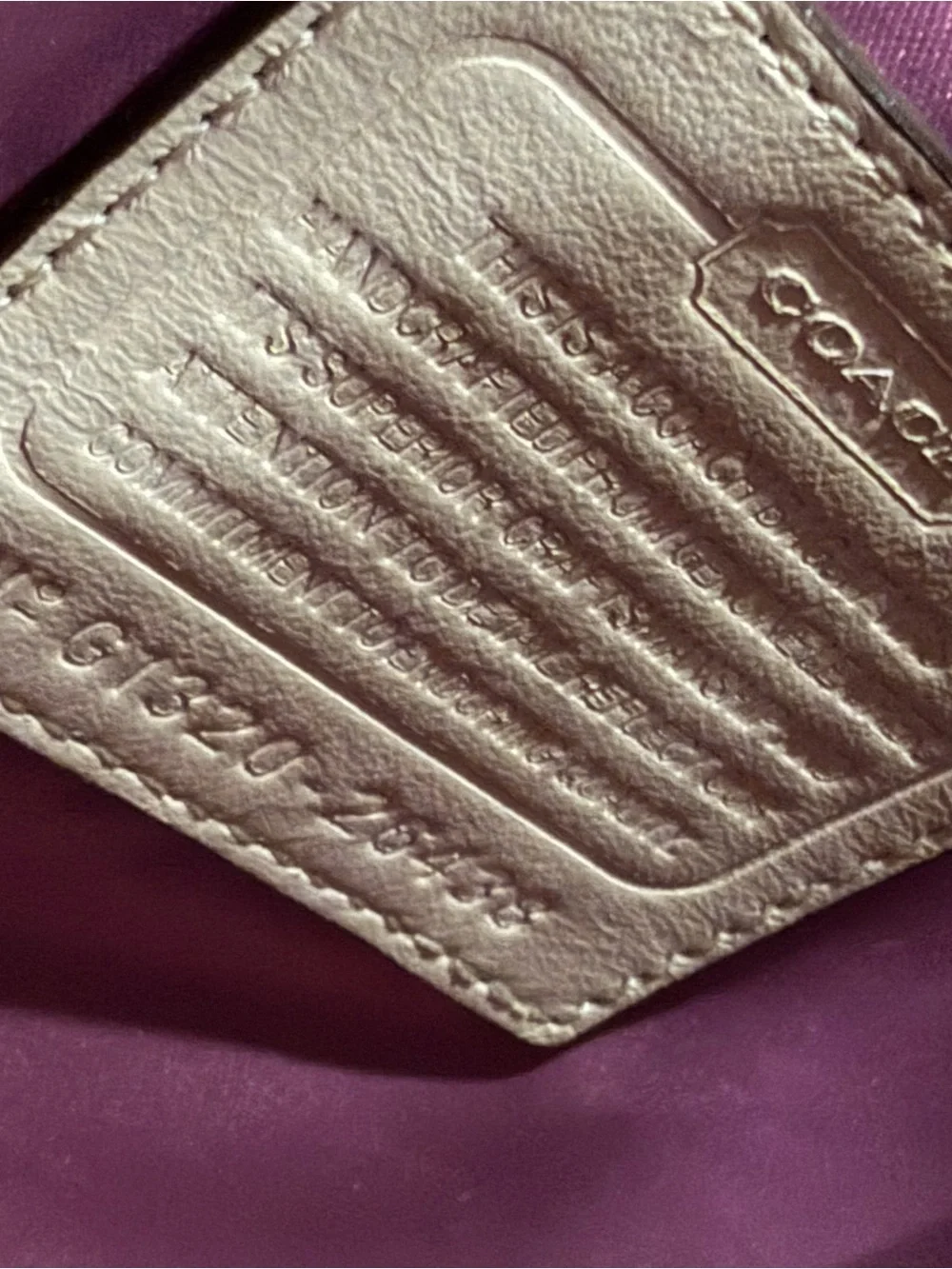 Coach poppy Sequin vintage satchel